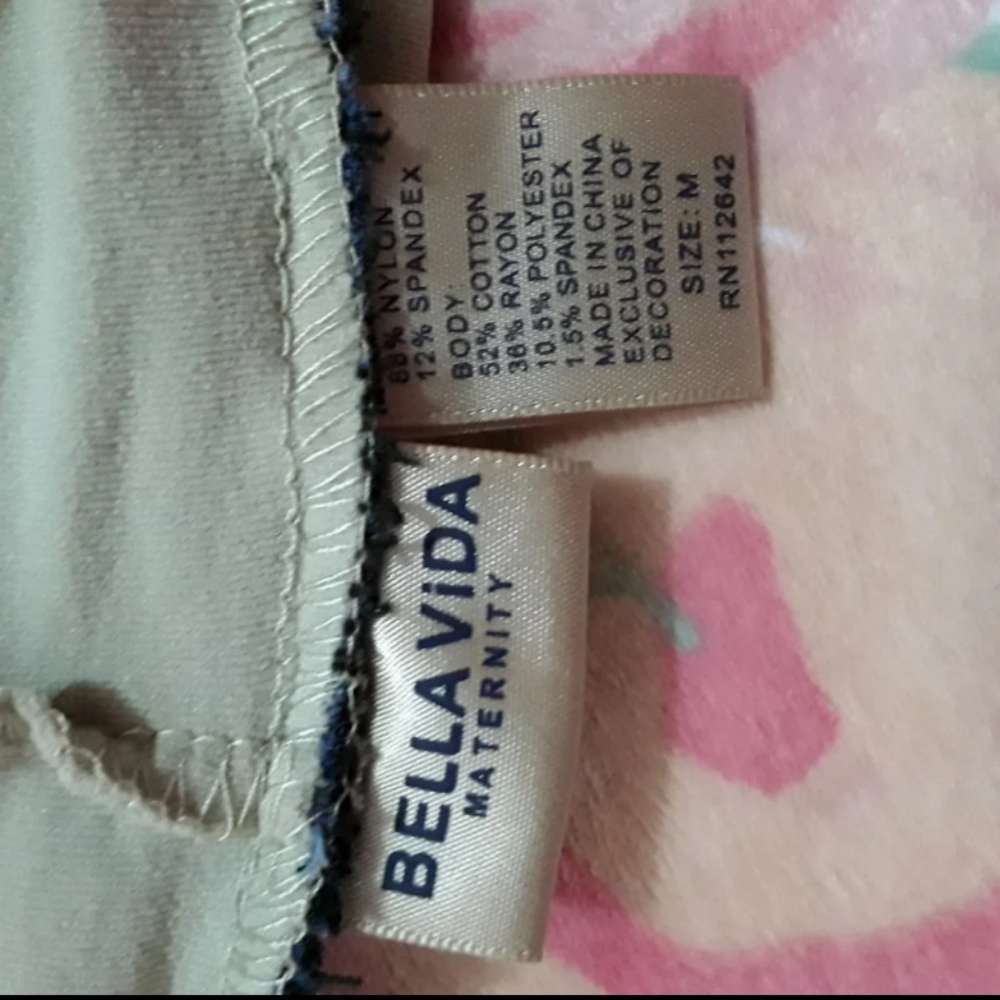 Bella Vida Stretchy Fitted Maternity M
